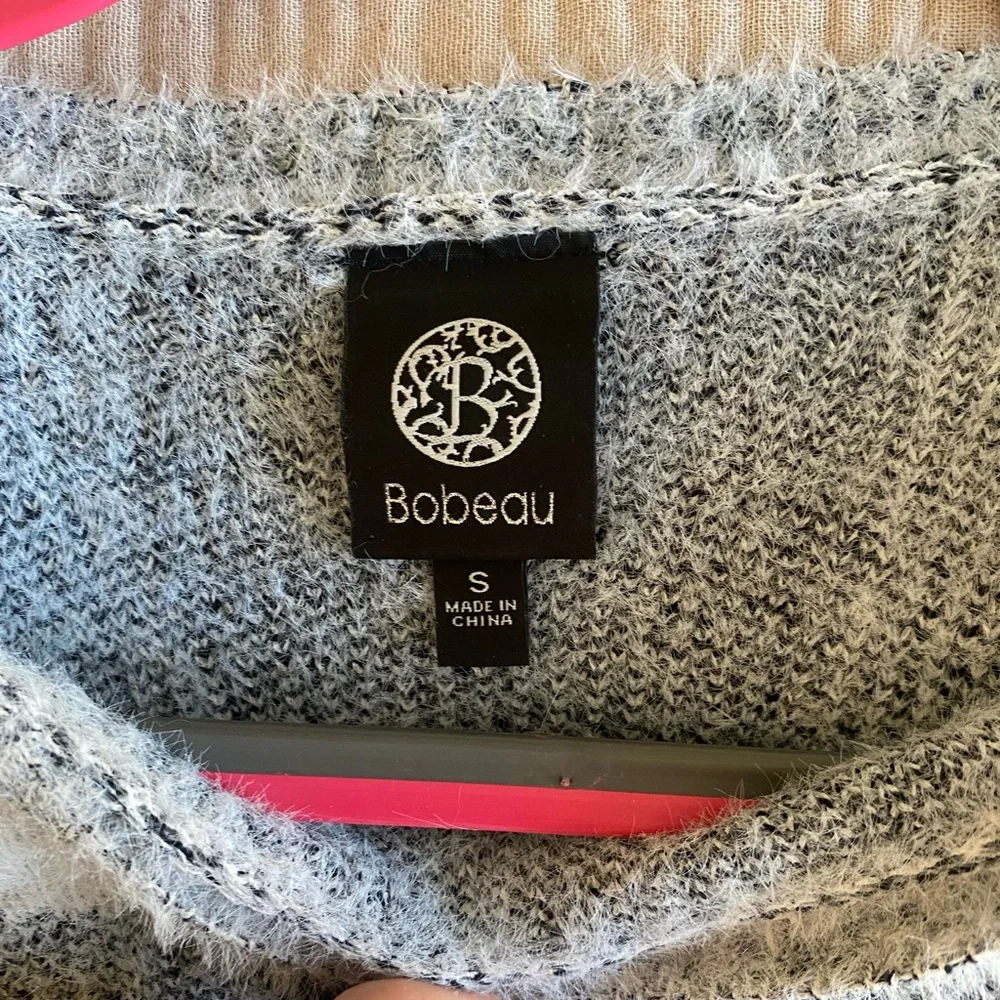Bobeau‎ Kell Fuzzy Crewneck Sweater